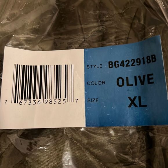 BCBG Generation Bomber Jacket Size XL Olive Color. - Picture 4 of 7